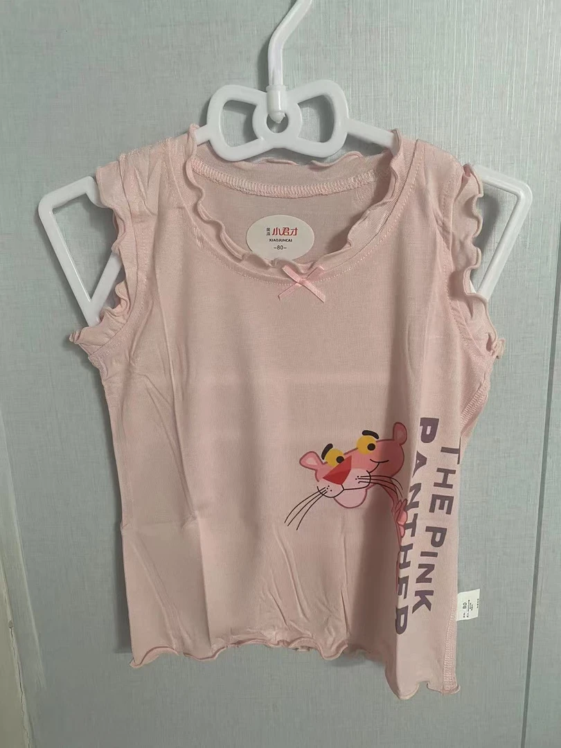 【小君才】夏款宽肩背心2025爆款儿童