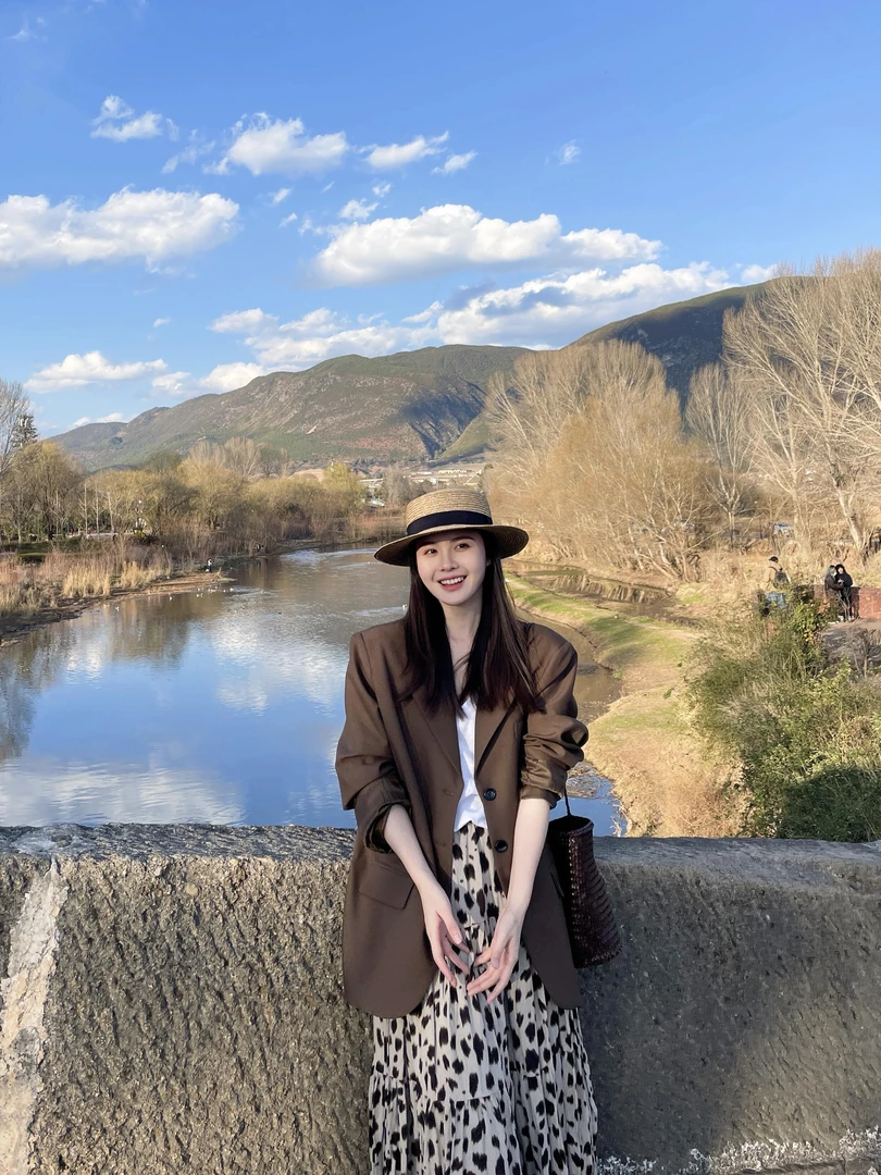 韩系穿搭一整套高级气质高级显瘦西装外套百搭豹纹半身裙子套装