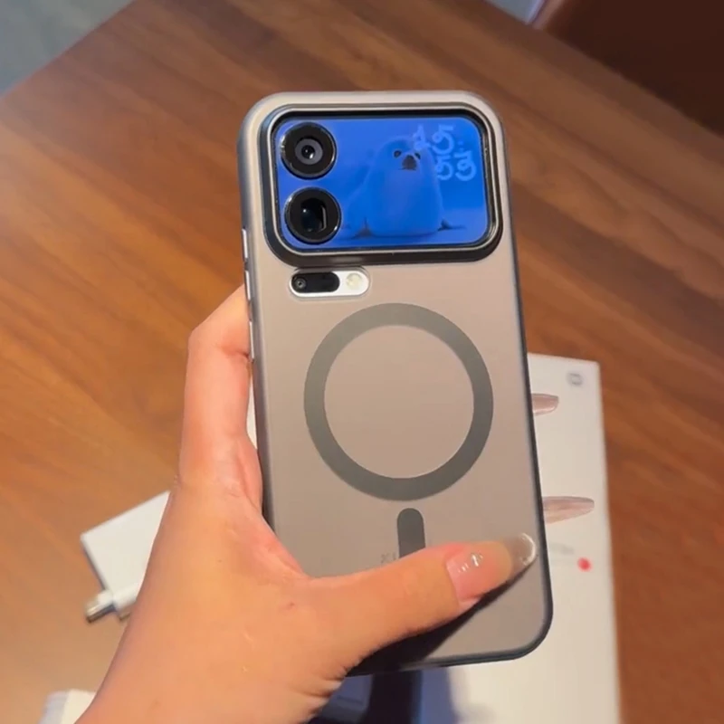 强磁吸充电适用小米17promax手机壳磨砂肤感小米17pro防摔壳15pro