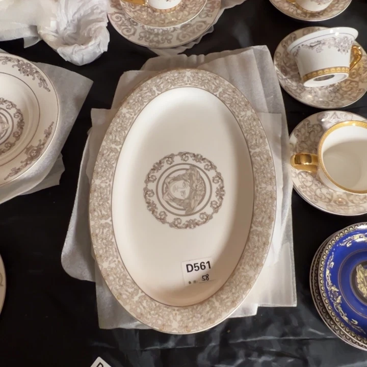 陶瓷骨质瓷长盘特价包邮不退换默认微瑕无磕碰长35厘米左右