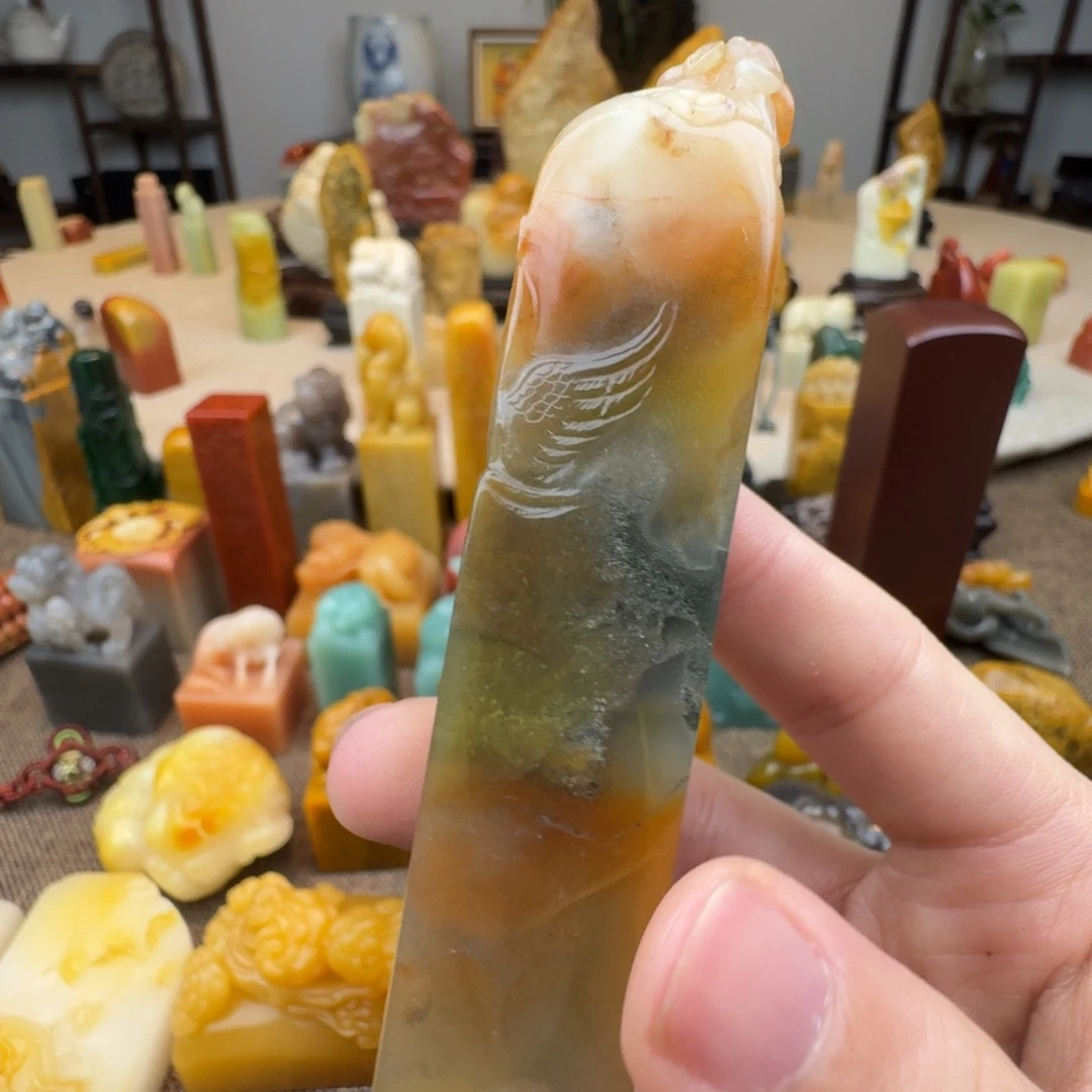 一***呀青田石印石青田小顺108