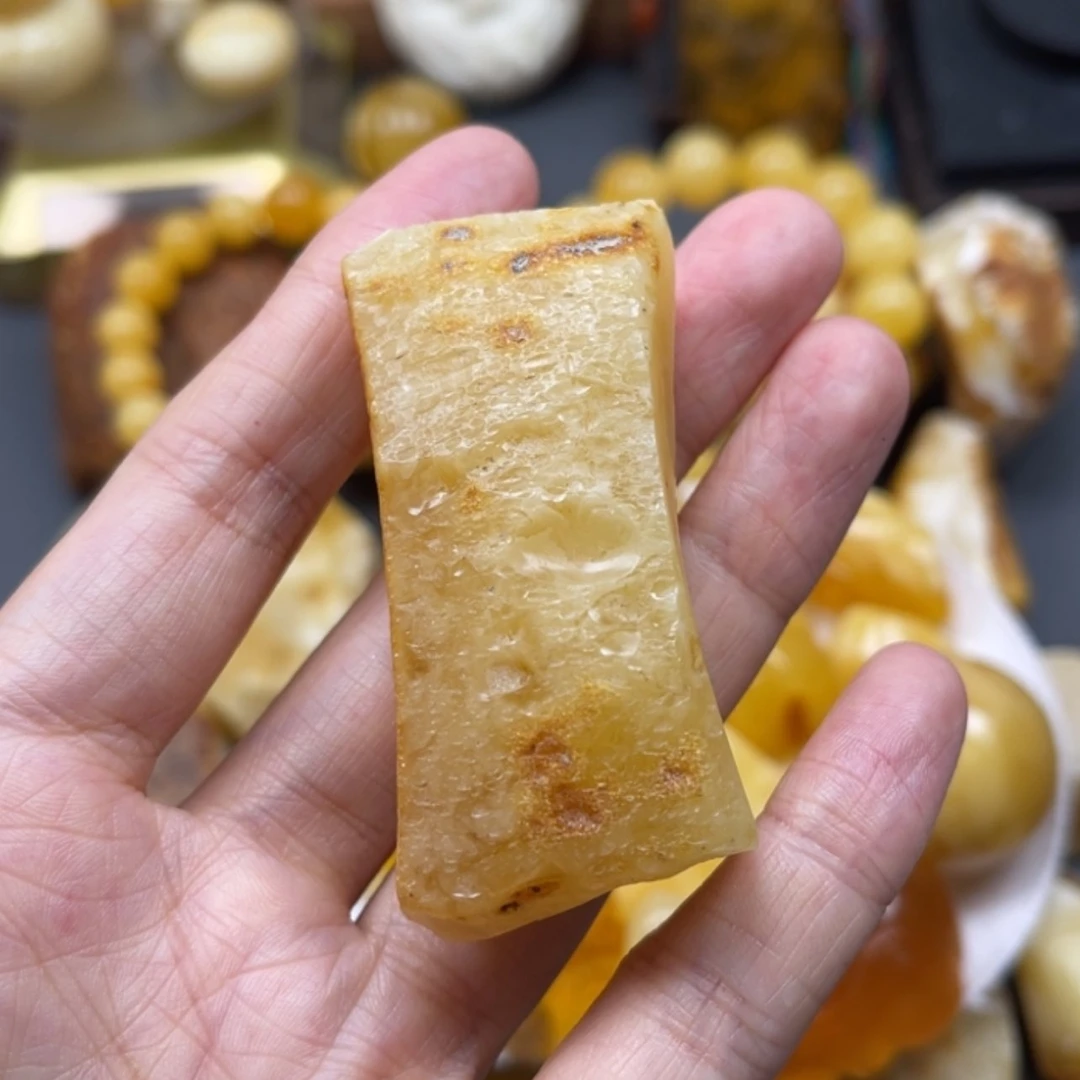 【闪购商品】未镶嵌定制琥珀天然琥珀蜜蜡原石定制