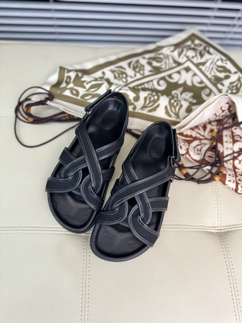 交叉 时尚 罗马凉鞋