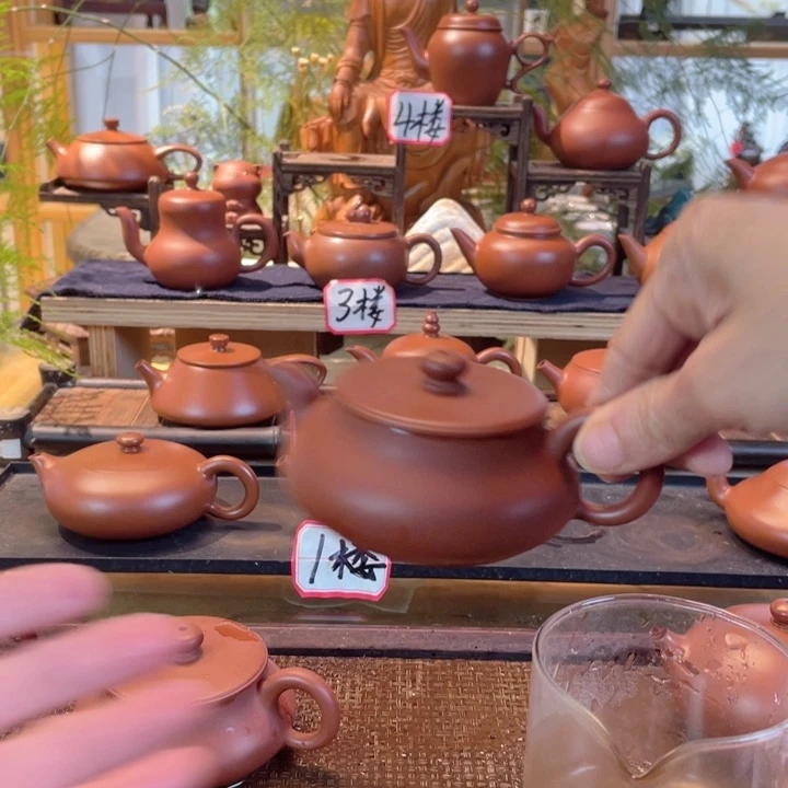 紫砂茶壶日****具潮州手工手拉壶