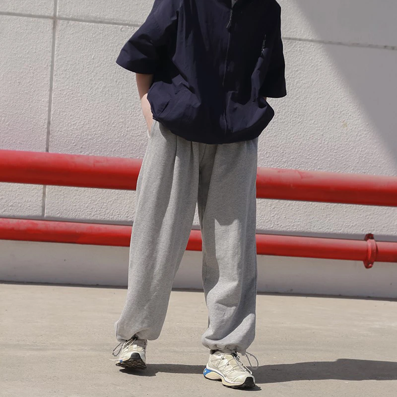 早乙女惠子saotome 日系潮牌工装卫裤宽松运动男女休闲束脚0008