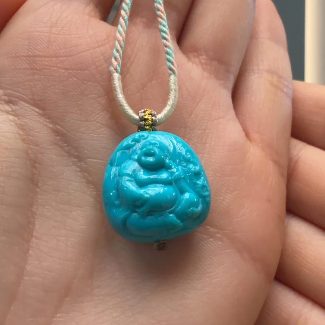 绿松石未镶嵌颈饰