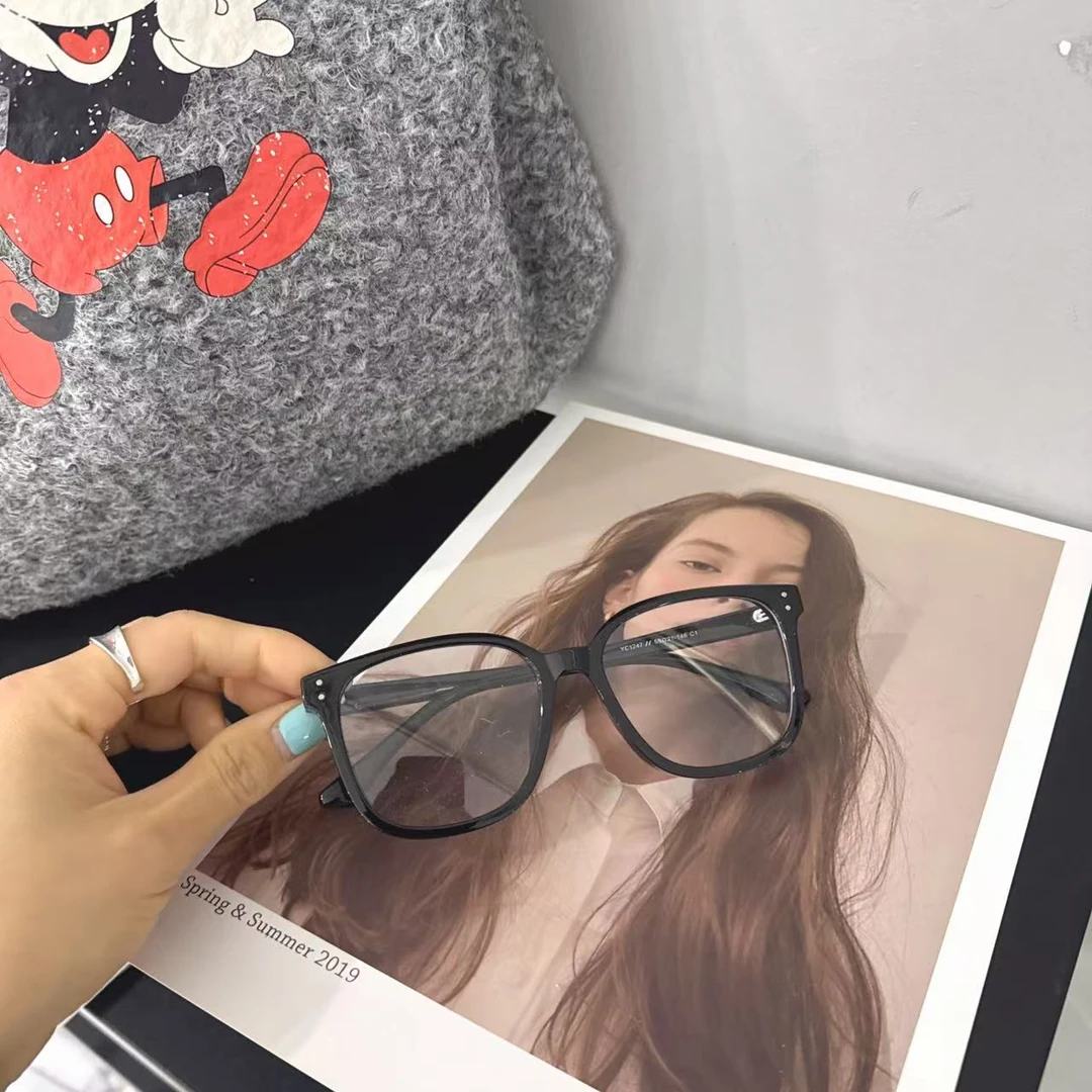 SHIJIU  黑框 素颜眼镜框 素颜神器