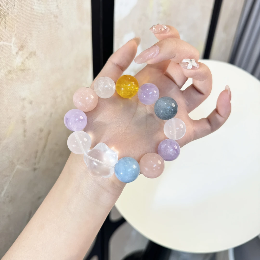 YYZ384*绘彩*天然水晶手串