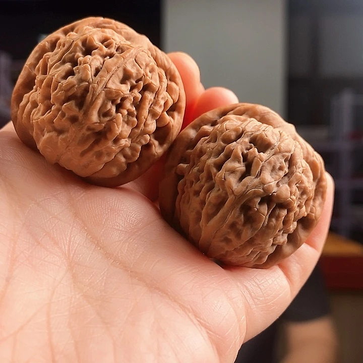 把件文玩核桃莲花37尺