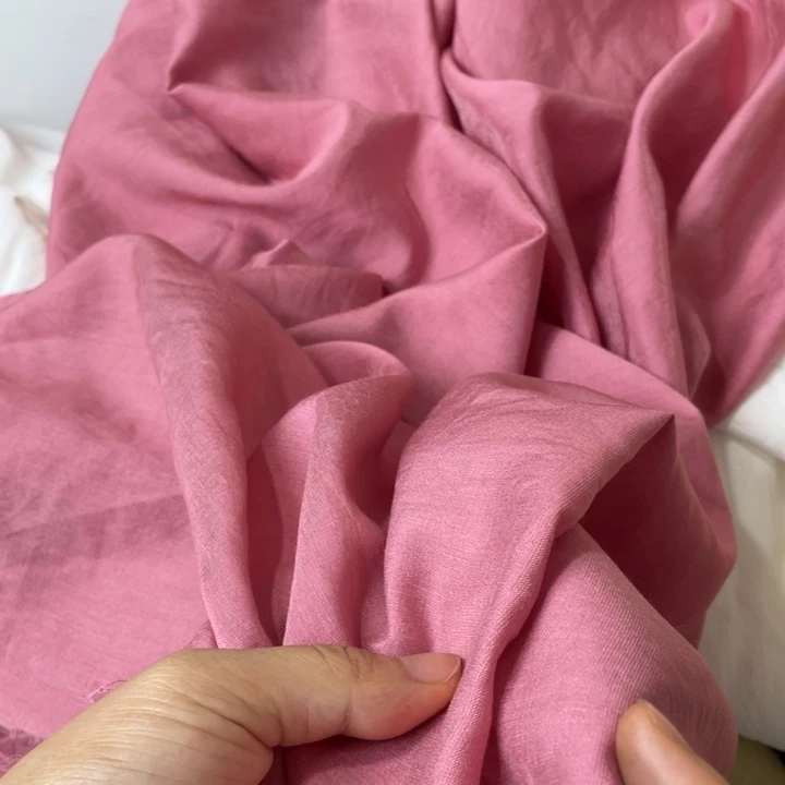 天丝（莱赛尔纤维）粉色人鱼姬细闪2米