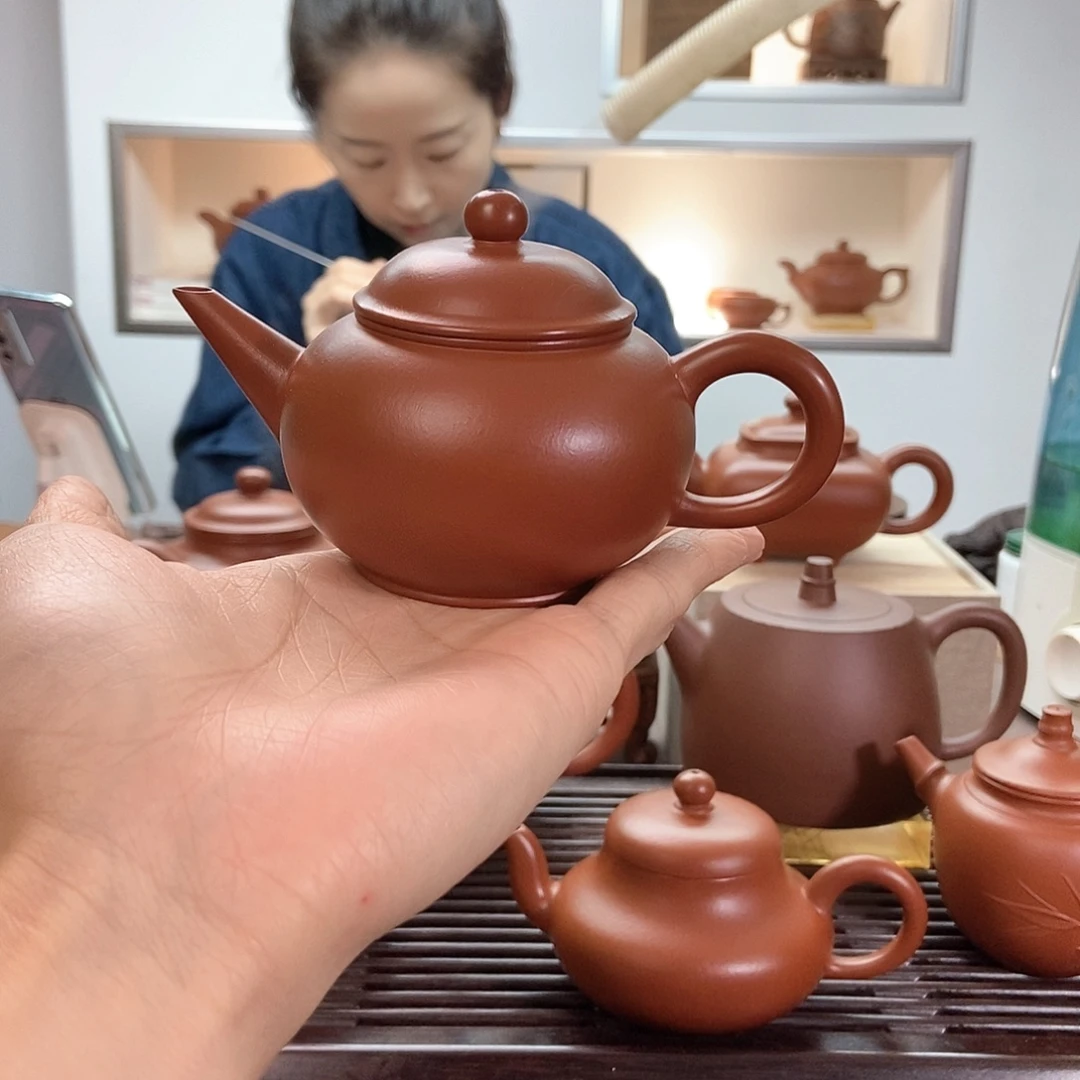 茶壶紫砂微瑕朱泥水平