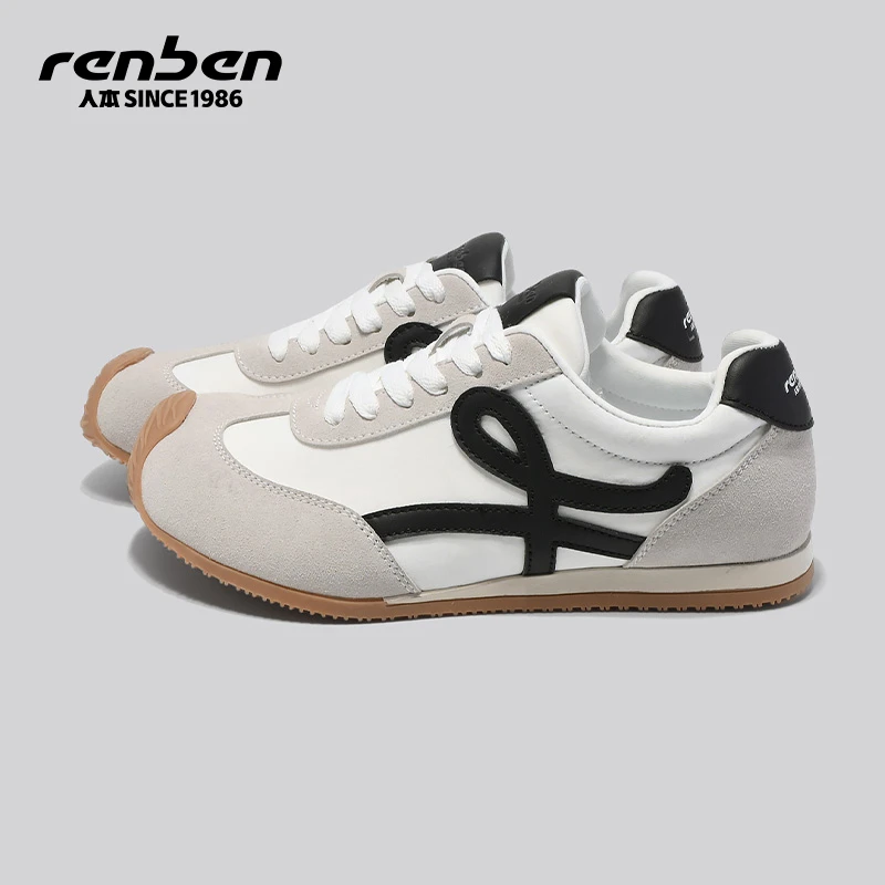 人本官方旗舰店上班族必备2025爆款时尚休闲鞋日常运动鞋ootd穿