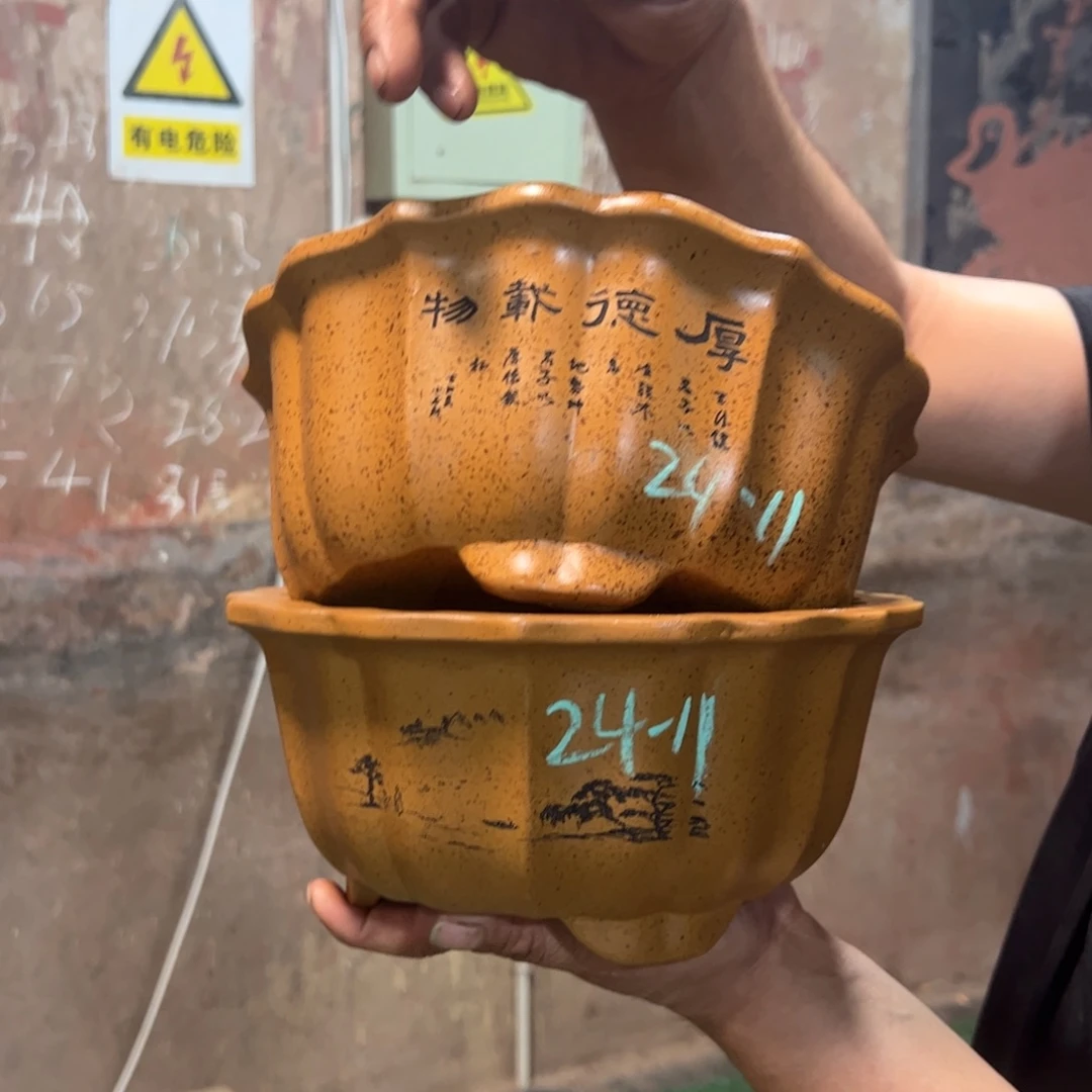 紫砂花盆紫砂花盆