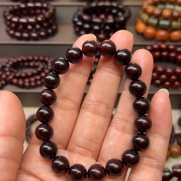 木质类印度小叶紫檀1.0手串福利