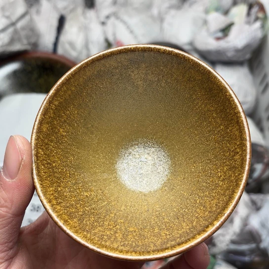 茶盏建盏主人杯一只微瑕