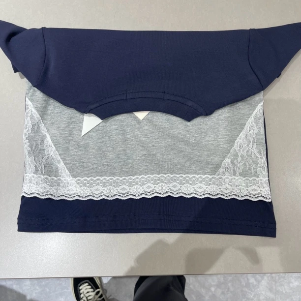 8653儿童假两件T恤