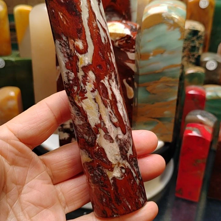 昌化石若**闲昌化石红砂印章