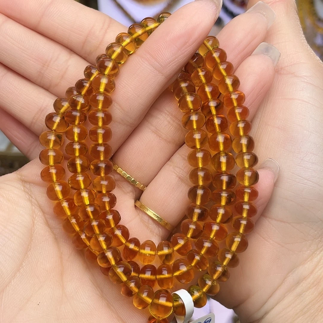 夏***○琥珀未镶嵌裸石7+