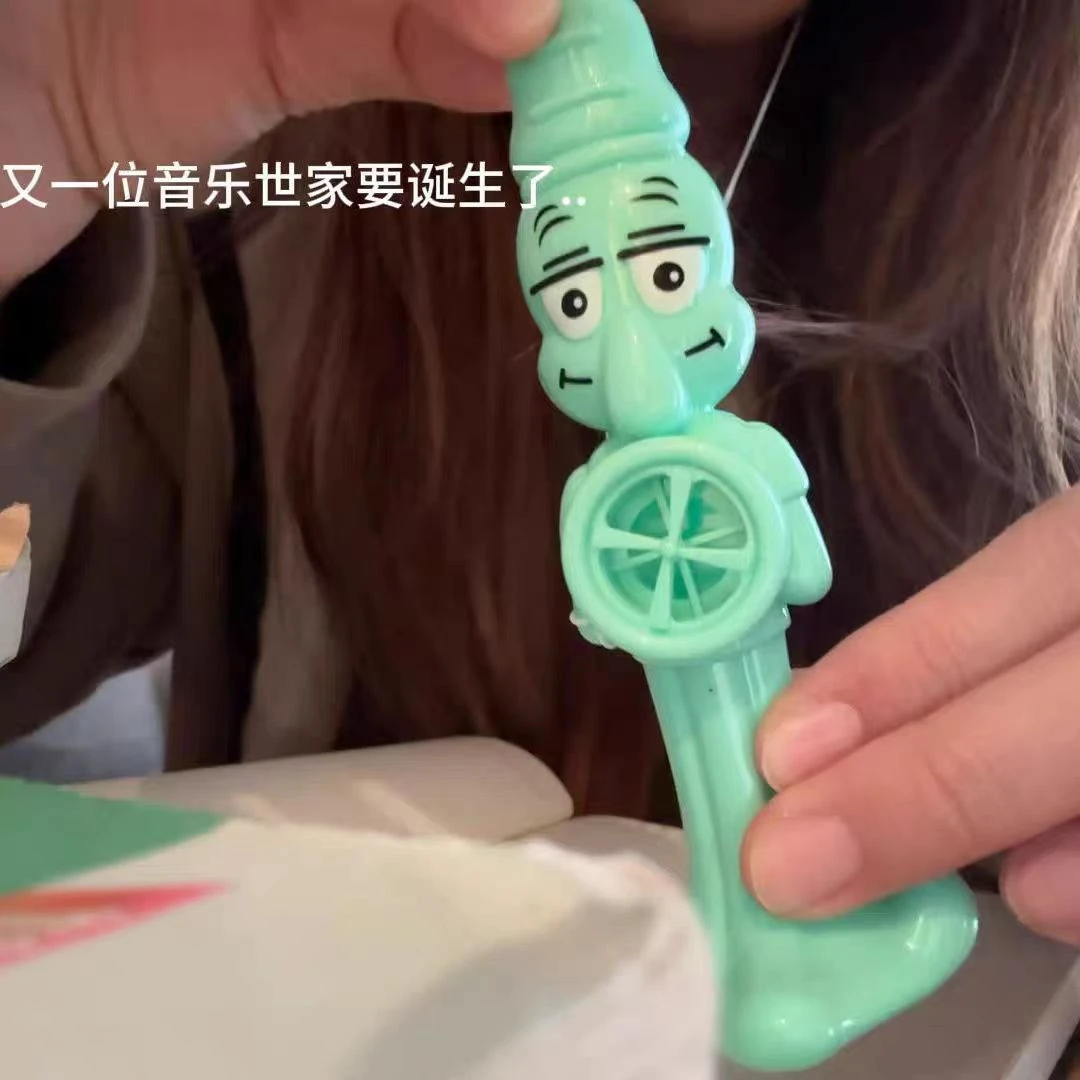 章鱼卡祖口笛演奏欢乐小喇叭萨克斯益智早教学生卡通吹奏乐器玩具