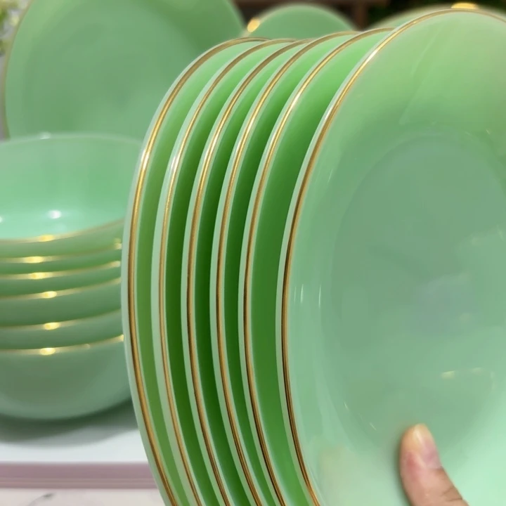 瓷景德镇陶瓷8寸6个