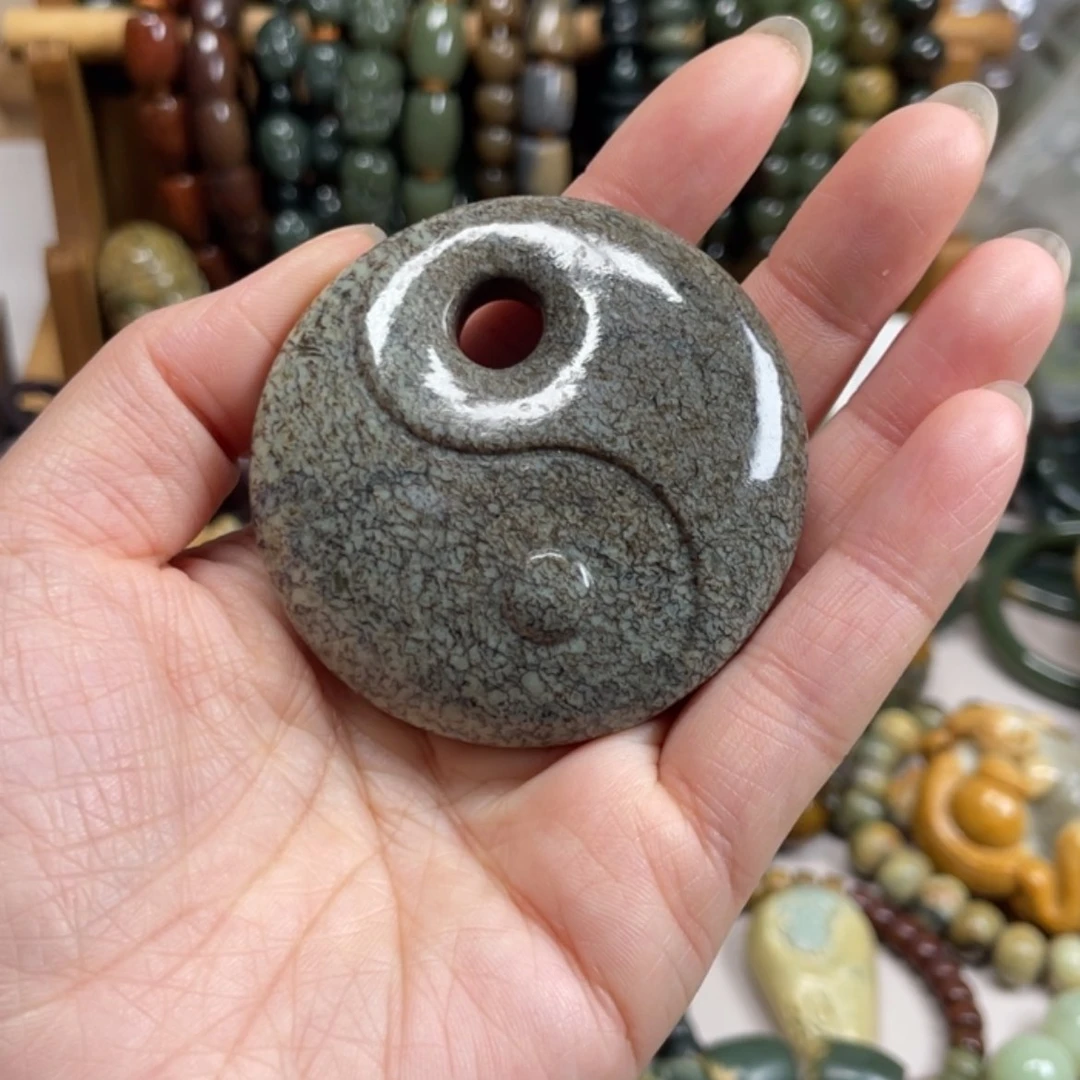 【闪购商品】岫岩河磨玉（透闪石质玉）手把件未镶嵌