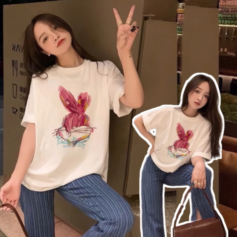 哺乳期妈妈夏装上衣服辣妈外出潮装夏季时尚洋气外穿短袖喂奶产后