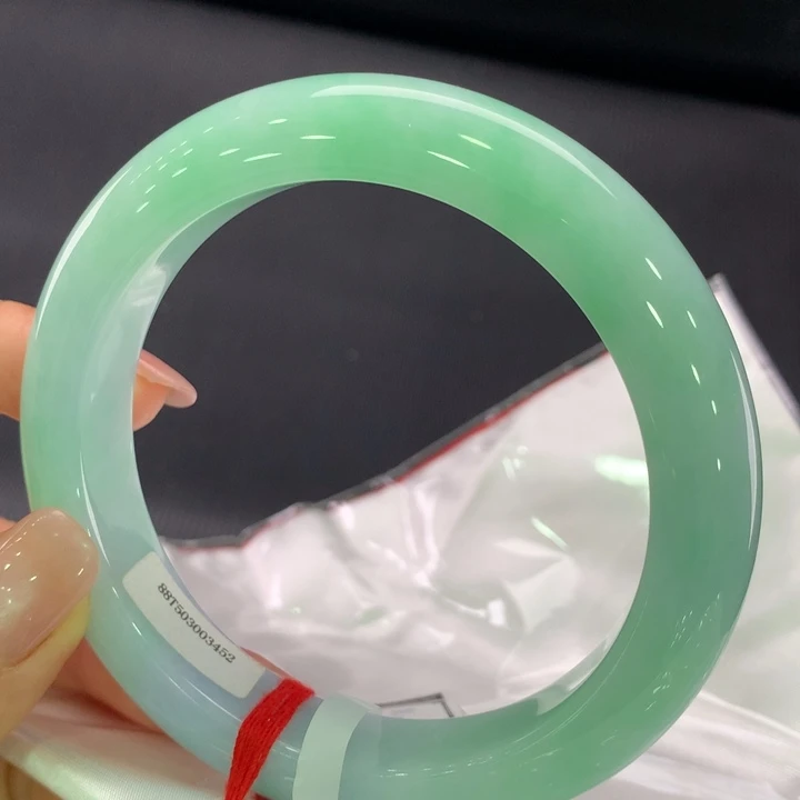 未镶嵌手镯翡翠正圈63