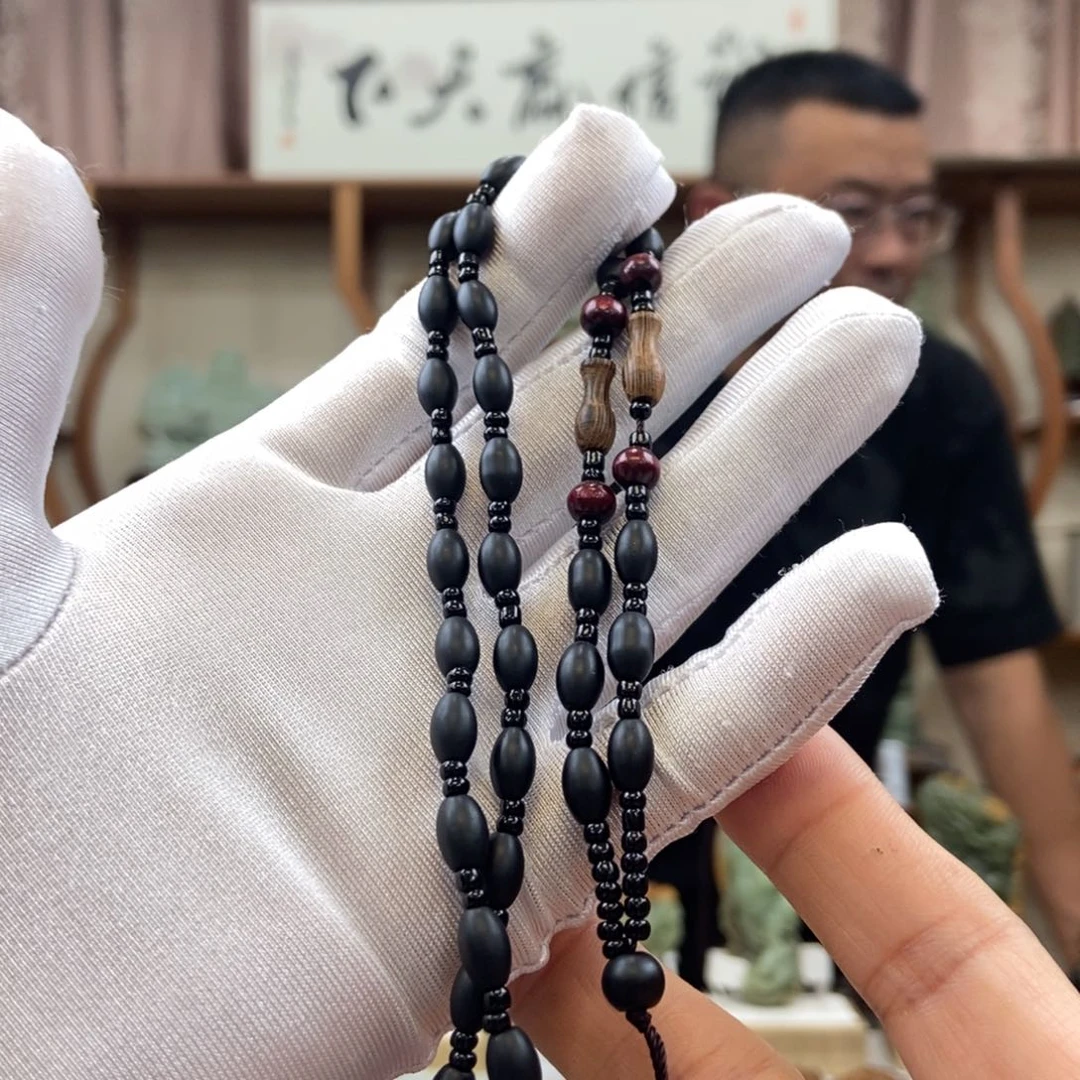 黑曜岩未镶嵌颈饰