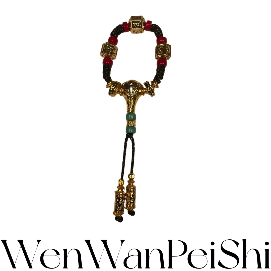 111号六字真言108全套套装文玩配饰+穿配工具+隔片