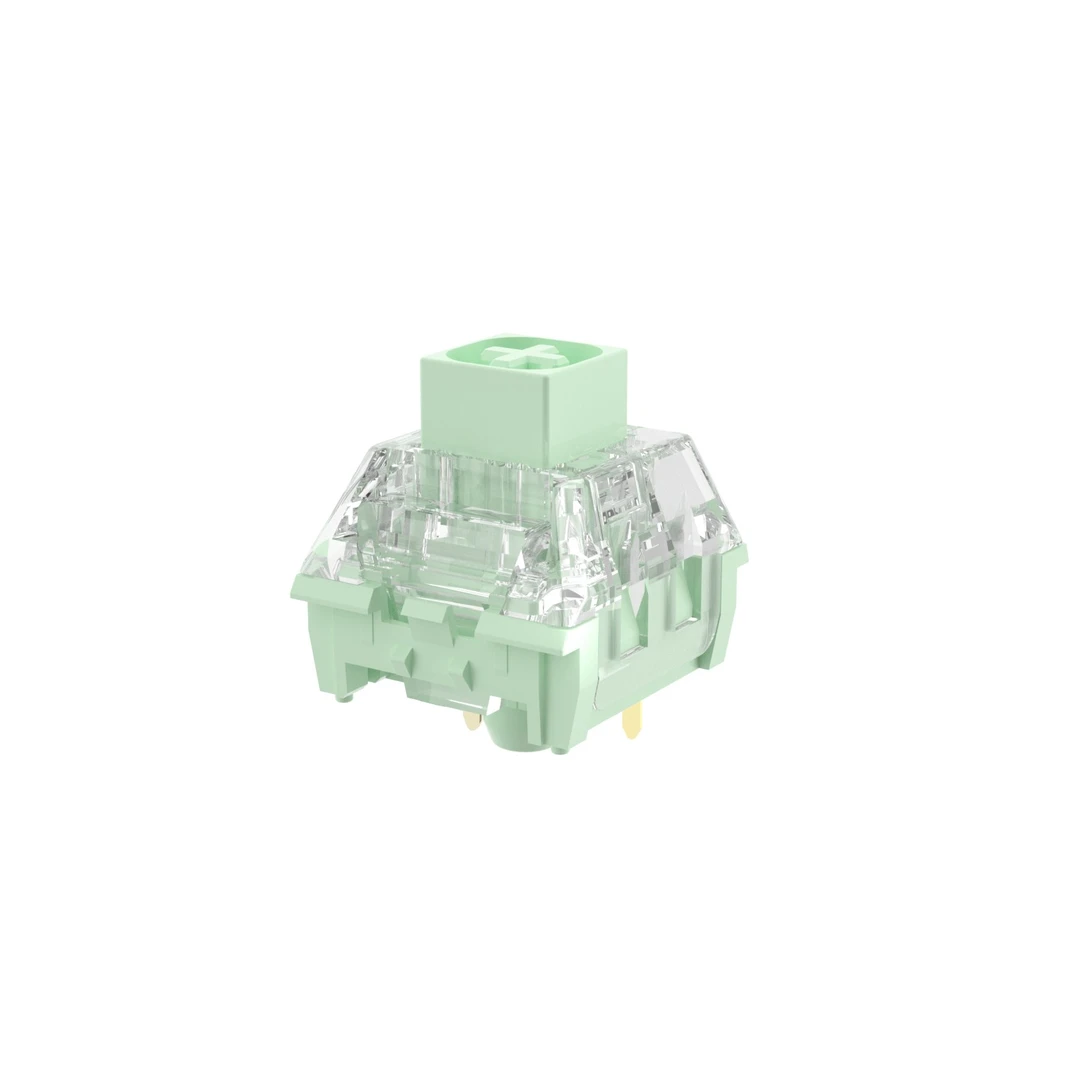 凯华竹子轴有声段落清脆机械键盘热插拔轴体客制化配件电竞三脚轴