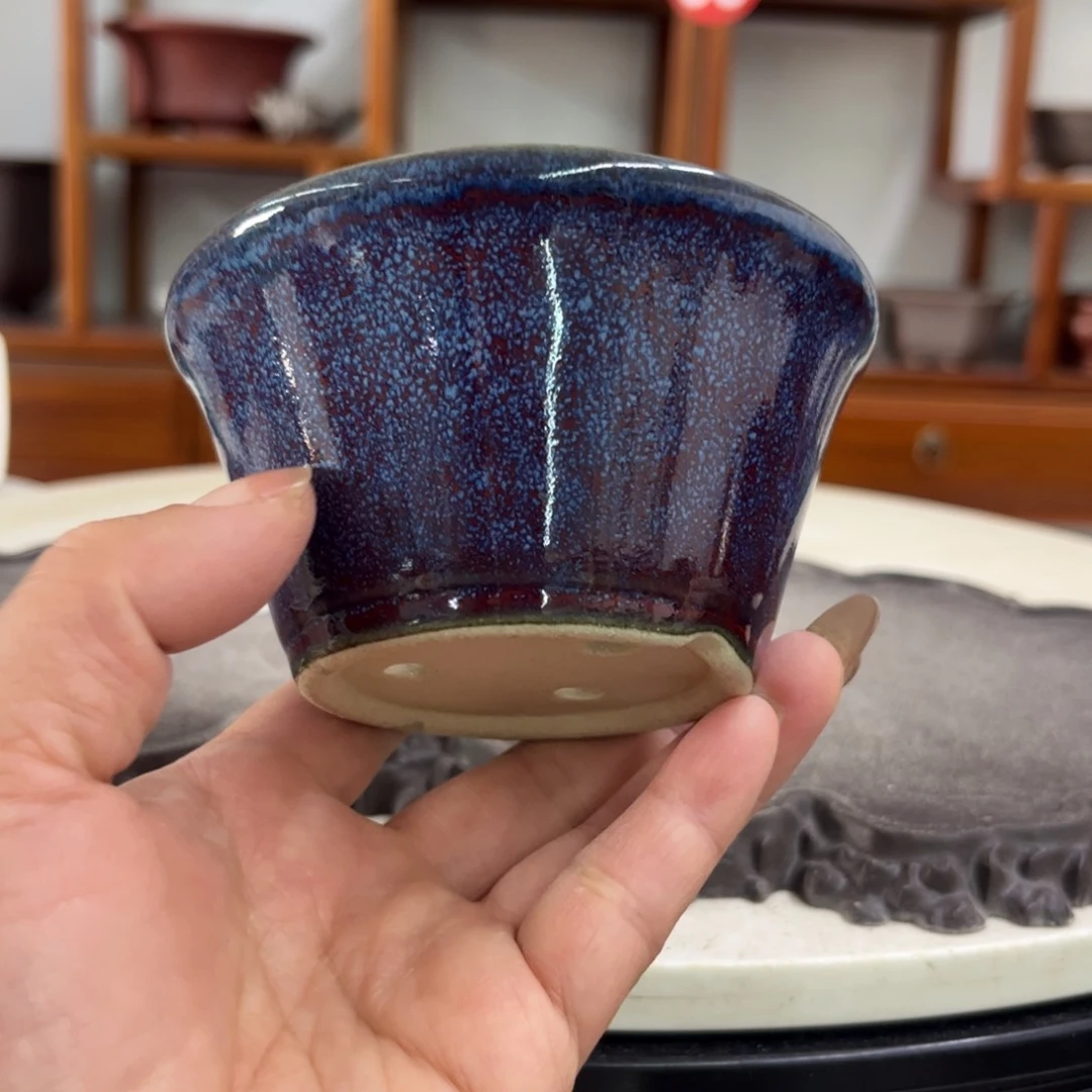 紫砂花盆瑕疵5-10.5。。。