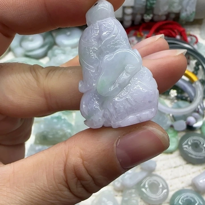 翡翠未镶嵌手链白菜