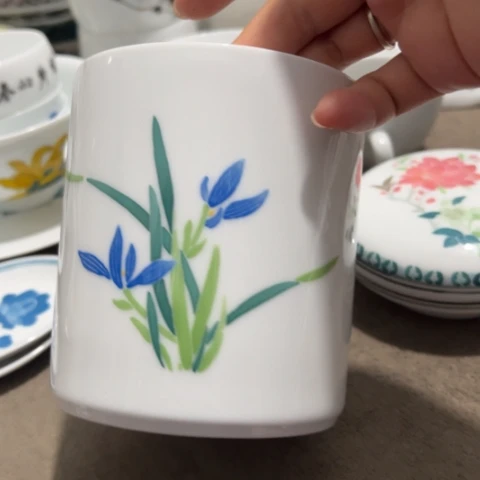 醴陵高温瓷手绘11厘米