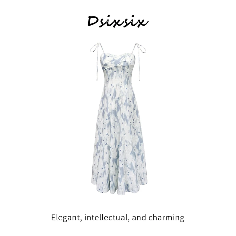 Yeah Me-【花期如梦】原创设计时尚显瘦收腰连衣裙-41641Q