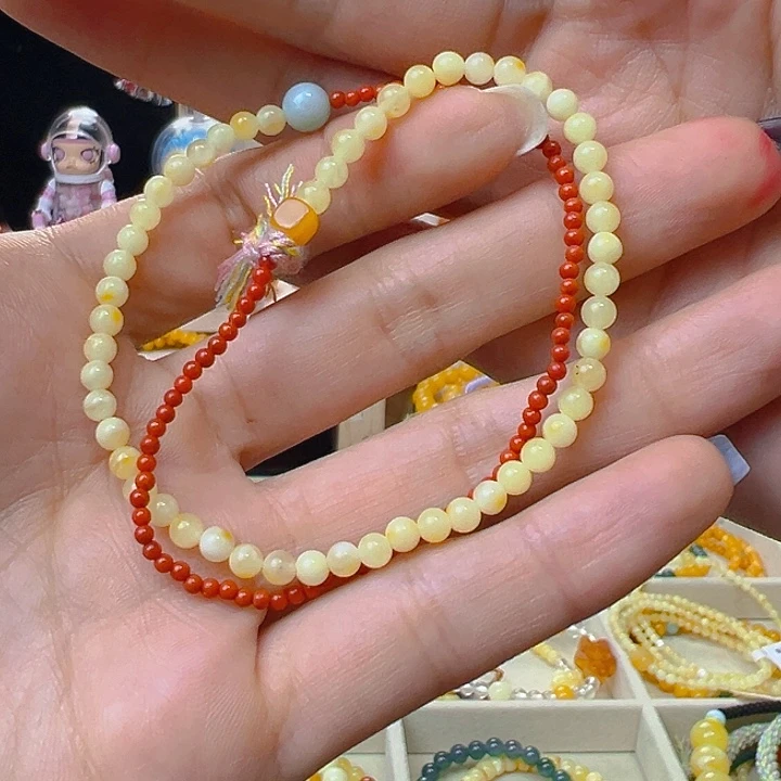 蜜蜡手链未镶嵌蜜蜡3