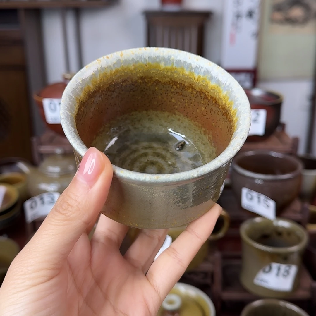 高温柴烧主人杯大容量