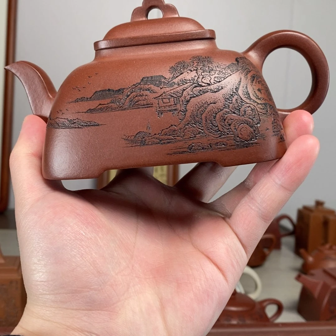 茶壶紫砂原矿泥料传统工艺制作