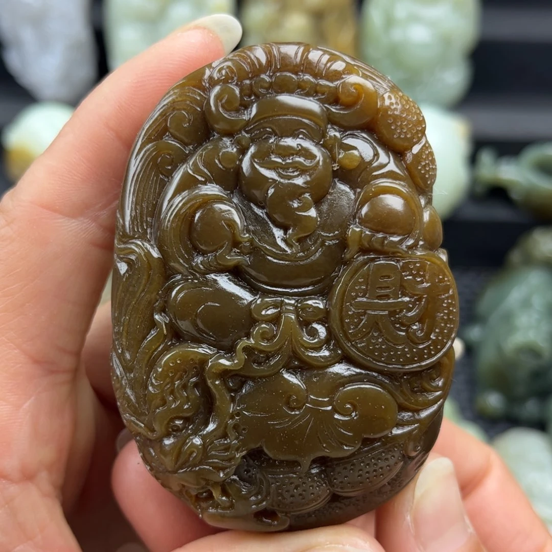 和田玉把件未镶嵌