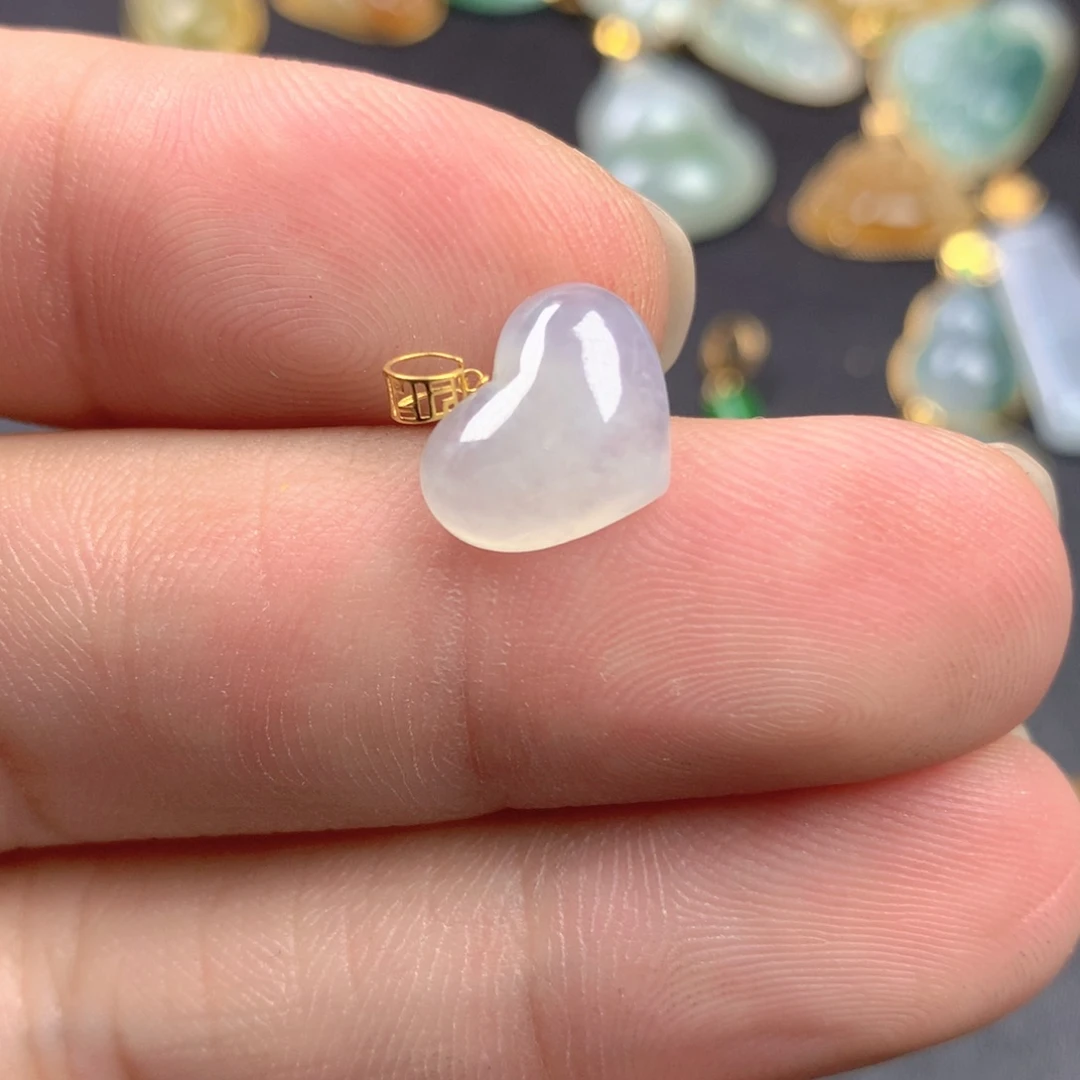 【闪购商品】颈饰18K金镶嵌翡翠翡翠