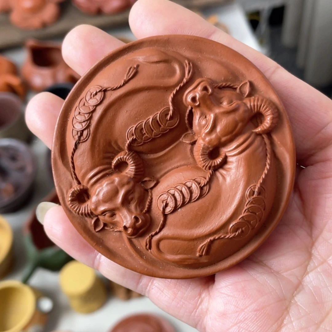 【闪购商品】紫砂茶宠紫砂盖置