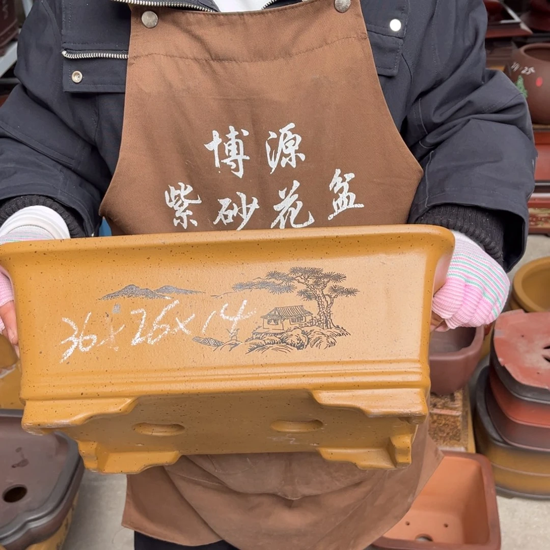 紫砂花盆盆景艺术
