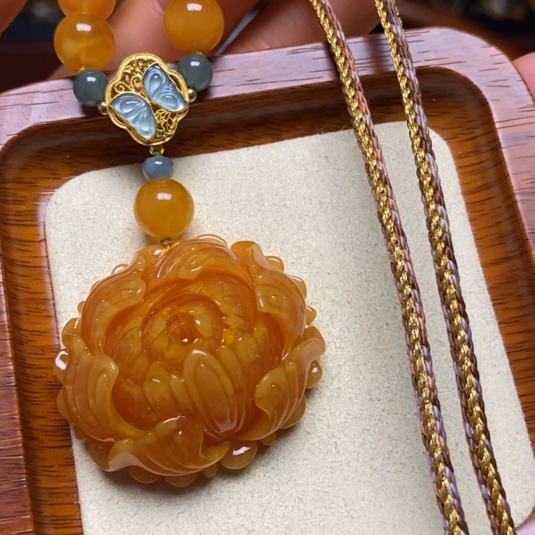 【闪购商品】蜜蜡颈饰未镶嵌项链
