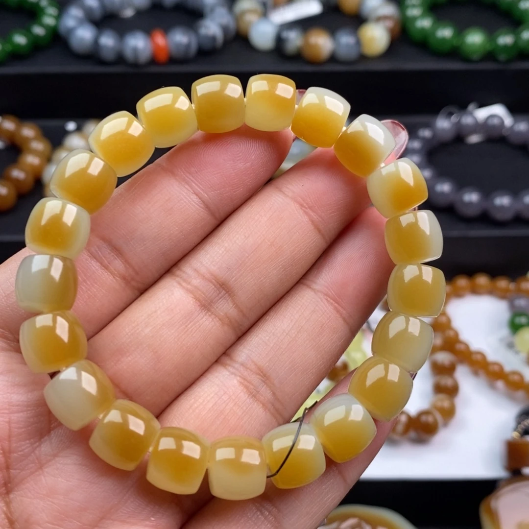 和田玉未镶嵌手链