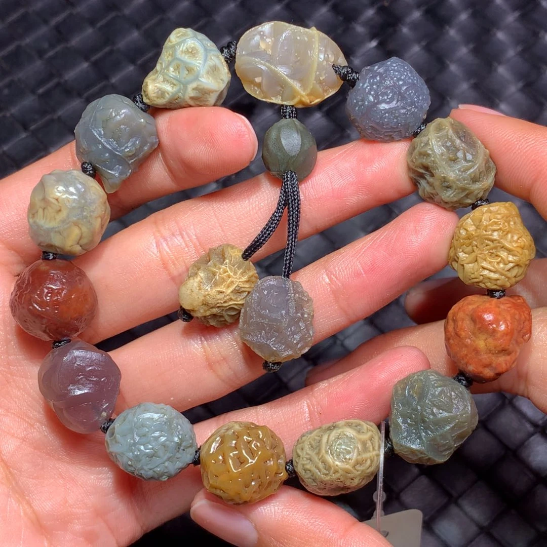 未镶嵌玛瑙/玉髓珠宝半成品