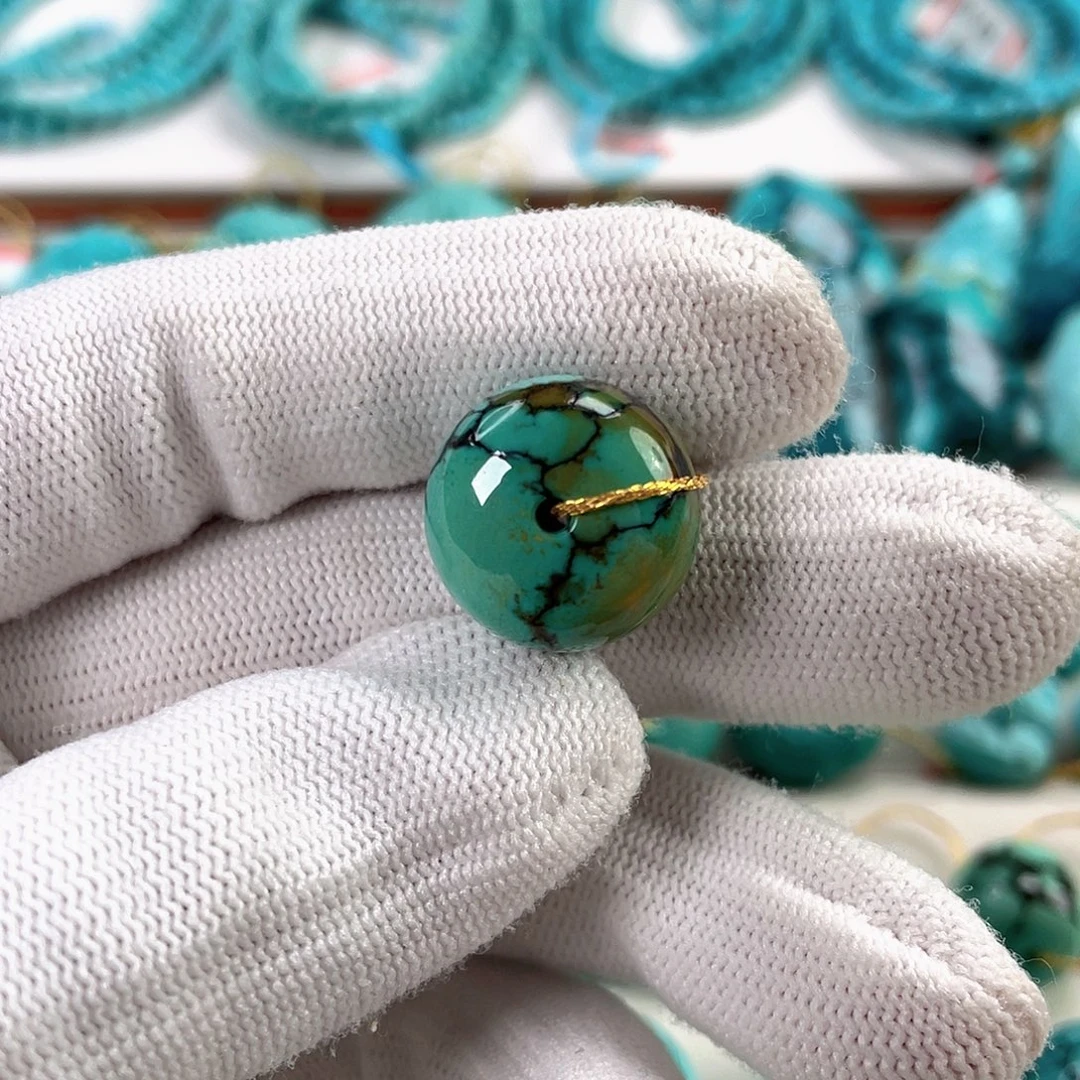 绿松石未镶嵌车挂