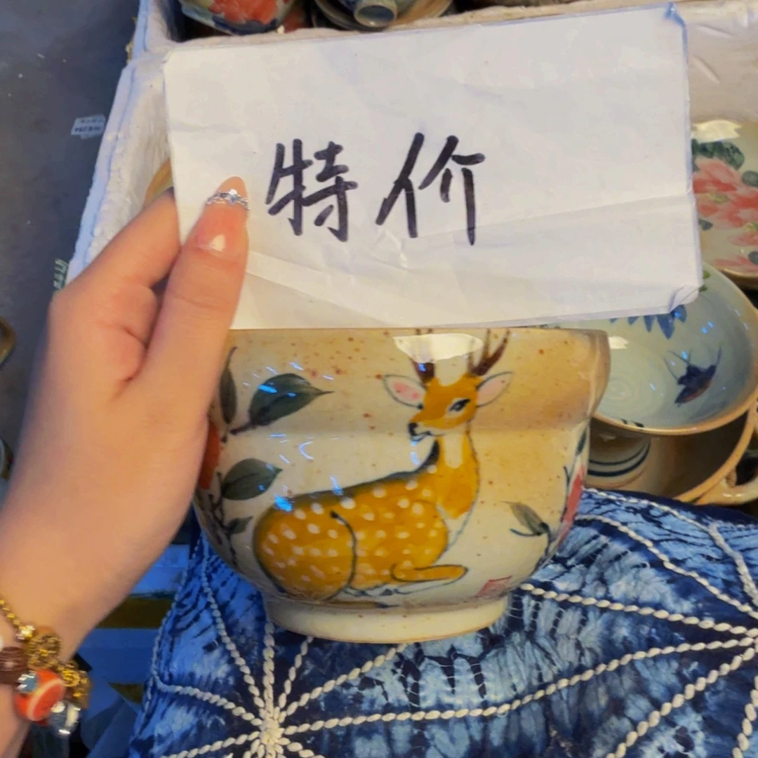 瓷片景德镇陶瓷手工手绘