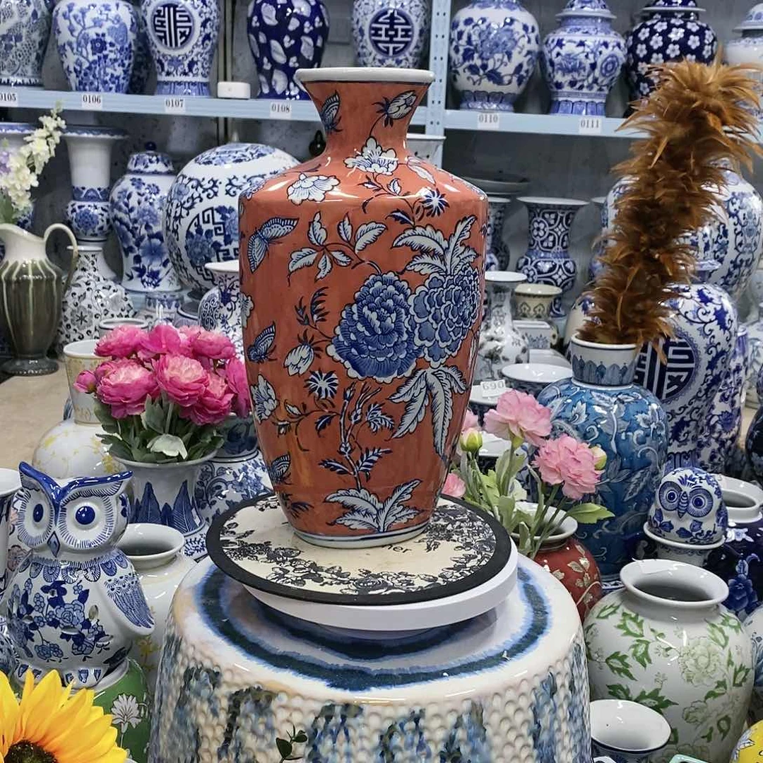 【闪购商品】摆件赏瓶瓷器摆件………………………………