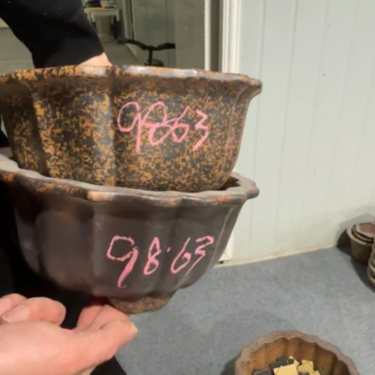 紫砂花盆无*宜兴紫砂