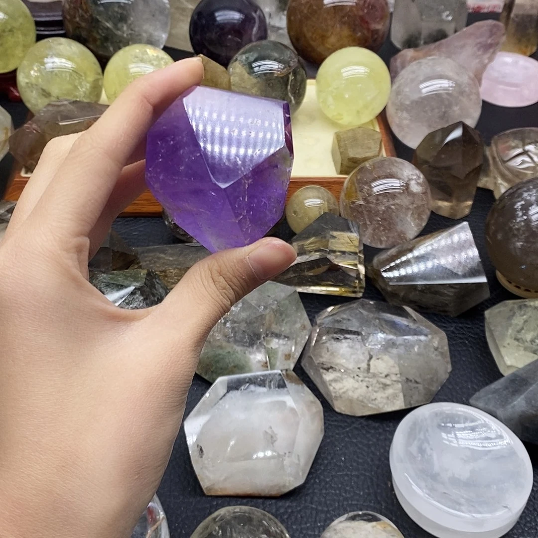 未镶嵌珠宝半成品水晶324水晶石