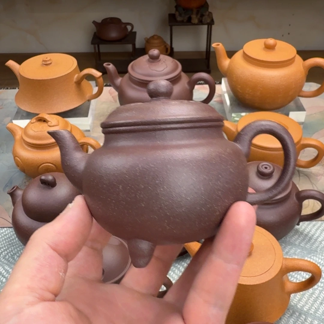 壶***哥茶壶紫砂微瑕 如意 160cc